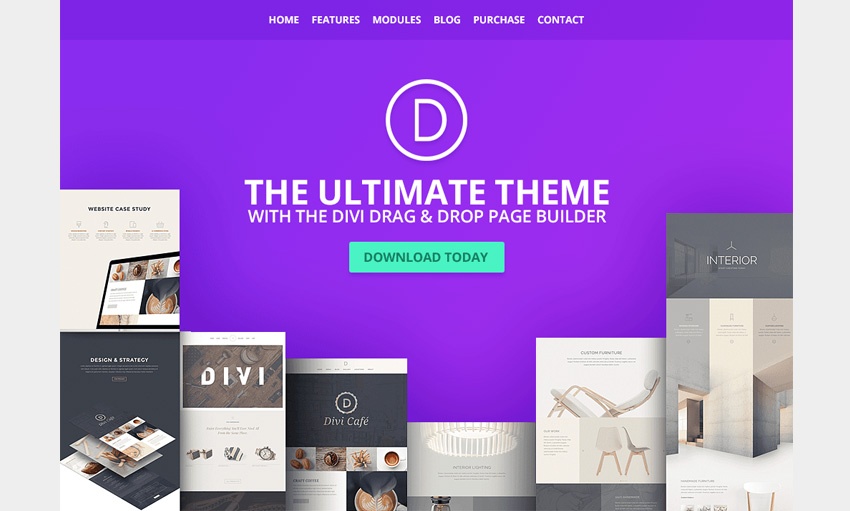 1 Divi - beautiful corporate template 