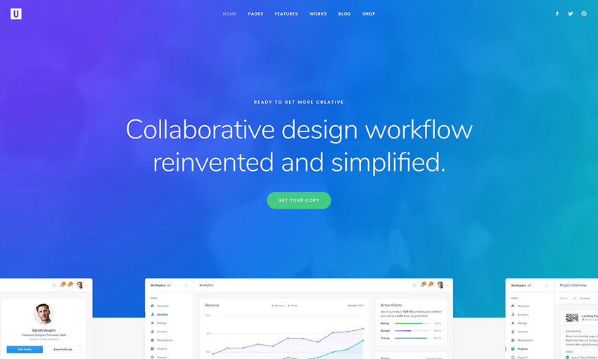 2 Uncode - WordPress corporate templates