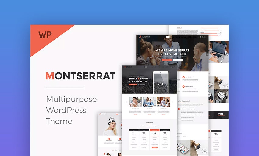 2 Montserrat - multipurpose wordpress template