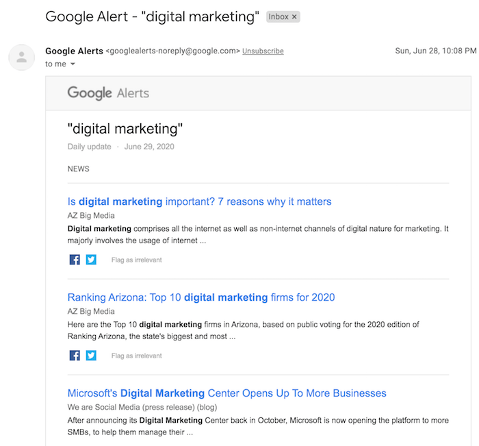 What is Google Alerts?