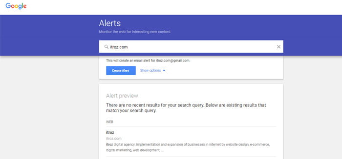How to set up Google Alerts