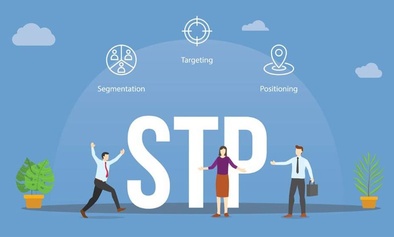 What is the STP model in digital marketing?