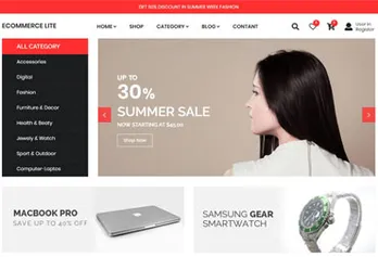 eCommerce Lite online store template