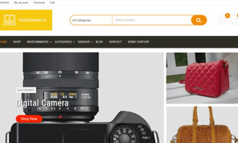 Multicommerce online store template