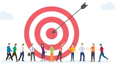 What is the target audience in digital marketing?