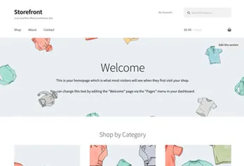 Storefront online store template