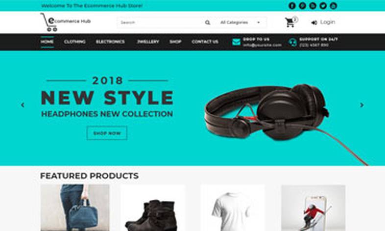 Ecommerce Hub online store template