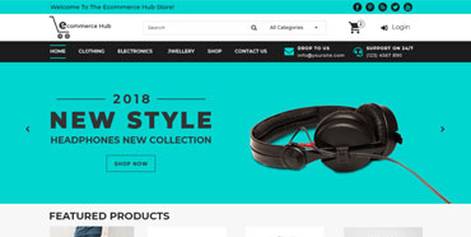 Ecommerce Hub online store template