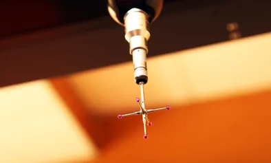 Industrial photography of calibration devices