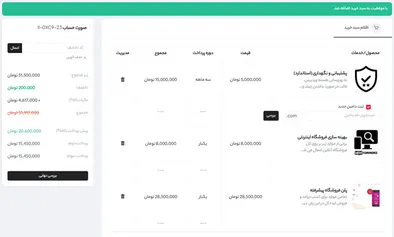 Smart installment payment when ordering e-commerce website design