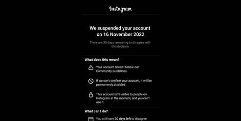 Guide to unblock Instagram account 2022