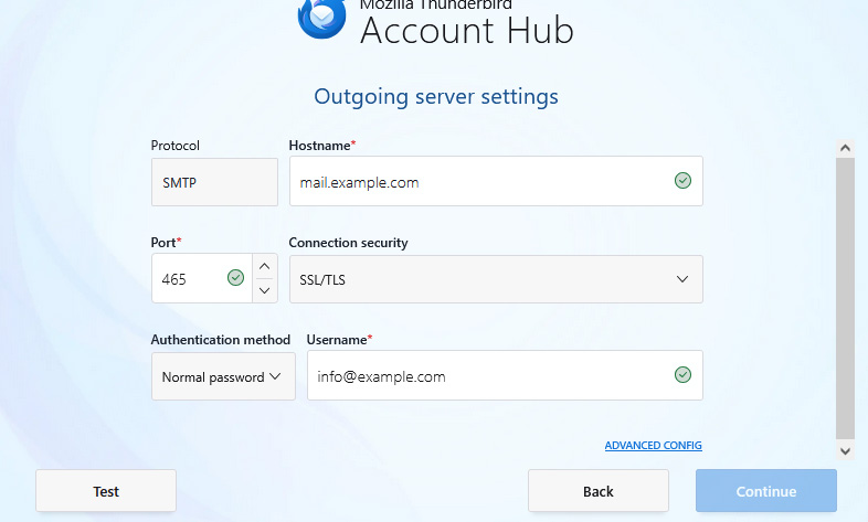 مرحله چهارم نصب نرم افزار thunderbird بر روی ویندوز