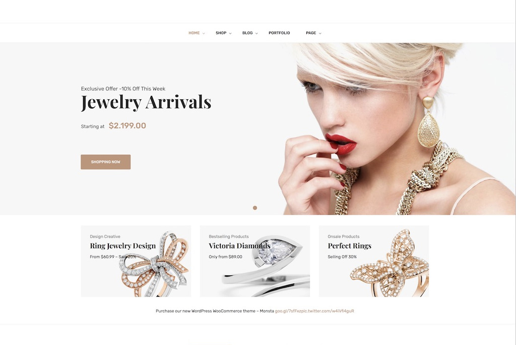 Jewelry Site Design